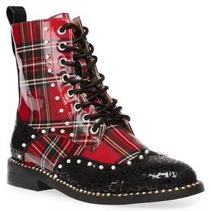 Betsy Johnson Reyna Combat Boot Size 10